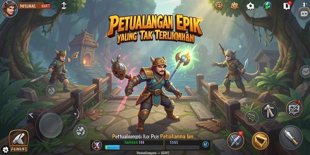 Screenshot utama 6RT menampilkan karakter dalam mode eksplorasi yang menantang.