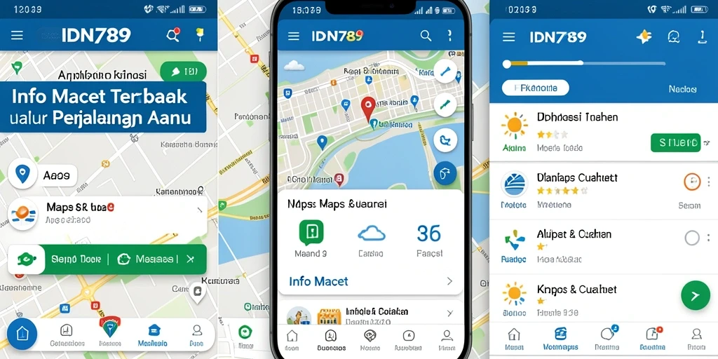 Tampilan antarmuka aplikasi IDN789 yang intuitif dan informatif.