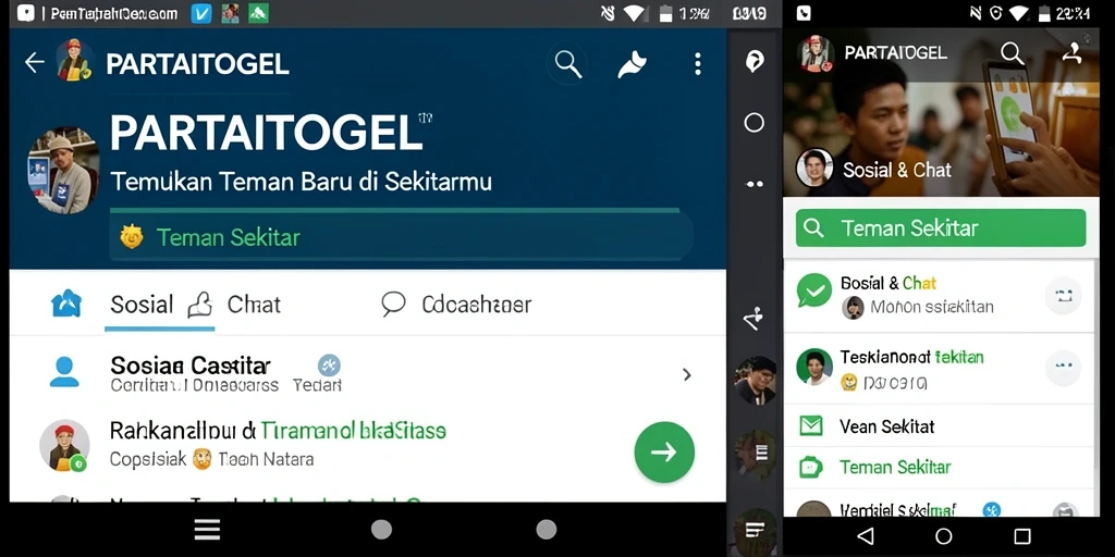 Antarmuka PARTAITOGEL yang sederhana dan fungsional.