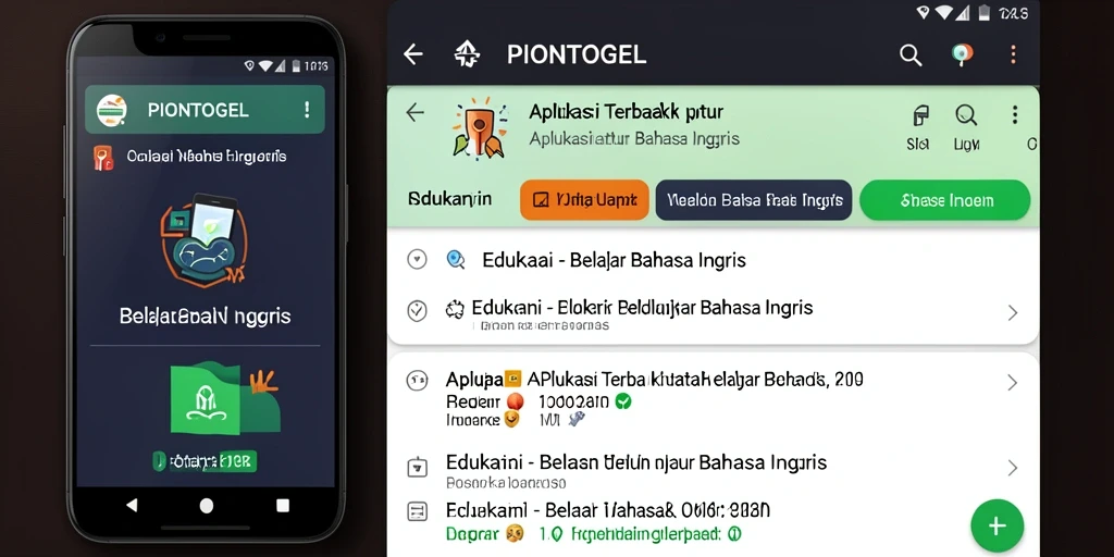Tampilan antarmuka PIONTOGEL yang intuitif dan ramah pengguna.