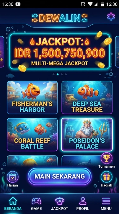 dewalin tampilan beranda